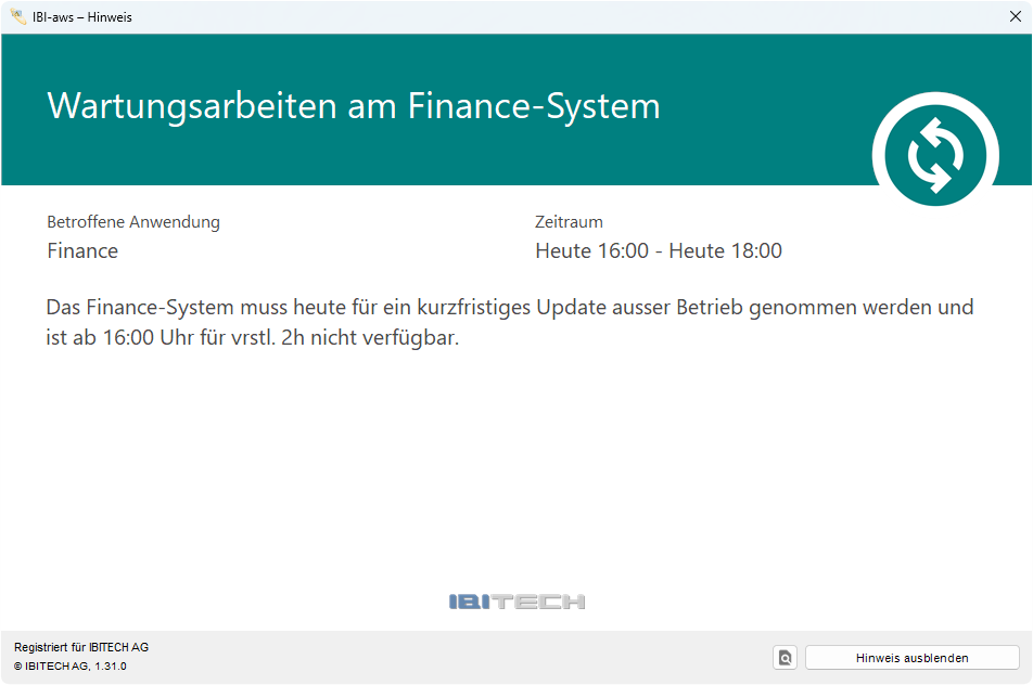 UC IBI-aws Applikation Hinweis-1